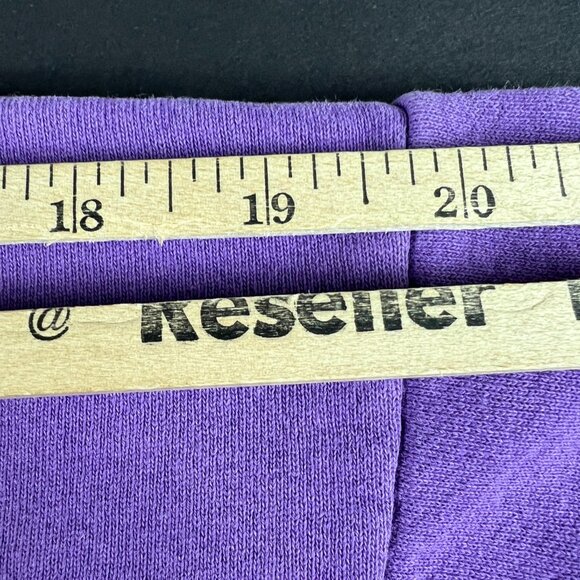 VTG 90s Nike Air Jordan Sweatshirt Youth Boxy Medium Purple Thrashed Crewneck - Picture 16 of 16